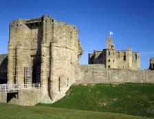 The gatehouse of Warkworth Castle, Northumberland, 1994. Artist: J Bailey