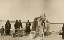 The gates of a snow town near the village of Ladeyskoye, Krasnoyarsk District, 1800. Creator: Unknown