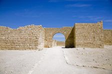 The gates of Avdat, Israel. Artist: Samuel Magal
