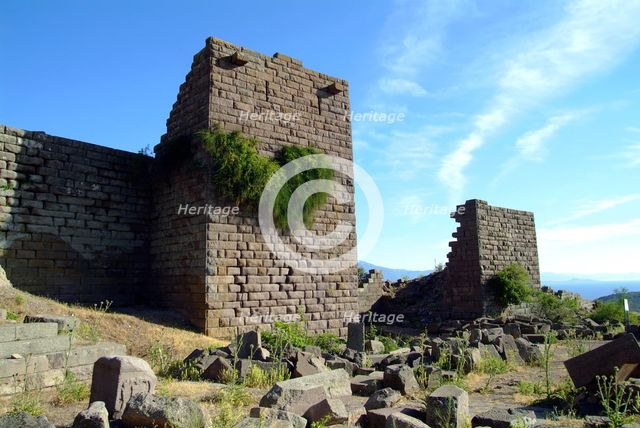 The gates of Assos, Turkey. Creator: Samuel Magal.
