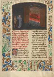 The Gates of Hell and Lucifer; Les Visions du chevalier Tondal, 1475. Creator: Simon Marmion