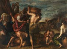 The Gathering of Manna, 2nd quarter of the 17th century. Creator: Diego Polo the Younger