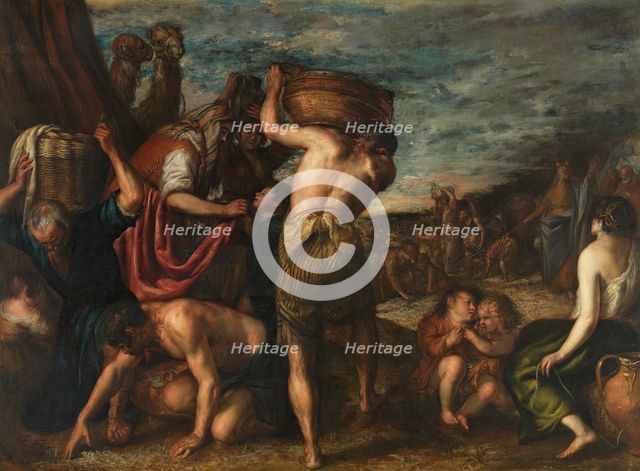The Gathering of Manna, 2nd quarter of the 17th century. Creator: Diego Polo the Younger.
