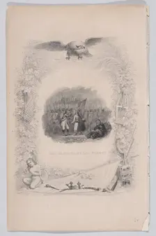 The Gauls and the Francs, from The Songs of Béranger, 1829. Creators: Melchior Péronard, Jean-Mathias Fontaine, Auguste Raffet