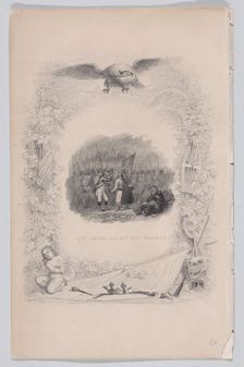 The Gauls and the Francs, from The Songs of Béranger, 1829. Creators: Melchior Péronard, Jean-Mathias Fontaine, Auguste Raffet