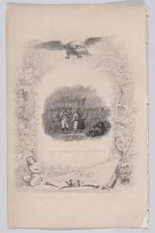 The Gauls and the Francs, from The Songs of Béranger, 1829. Creators: Melchior Péronard, Jean-Mathias Fontaine, Auguste Raffet