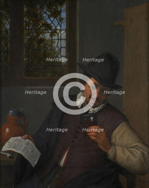 The Gazette, 1680. Creator: Adriaen van Ostade.