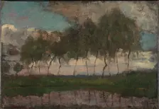 The Gein: Trees by the water