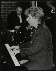 The Geoff Simkins Quartet playing at The Fairway, Welwyn Garden City, Hertfordshire, 2002. Creator: Denis Williams