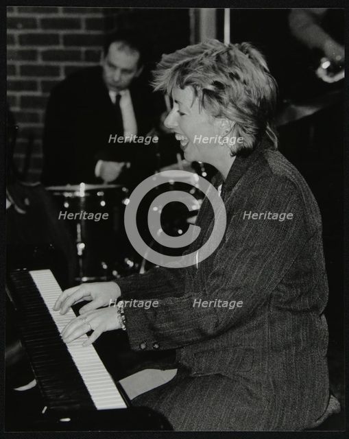 The Geoff Simkins Quartet playing at The Fairway, Welwyn Garden City, Hertfordshire, 2002. Artist: Denis Williams