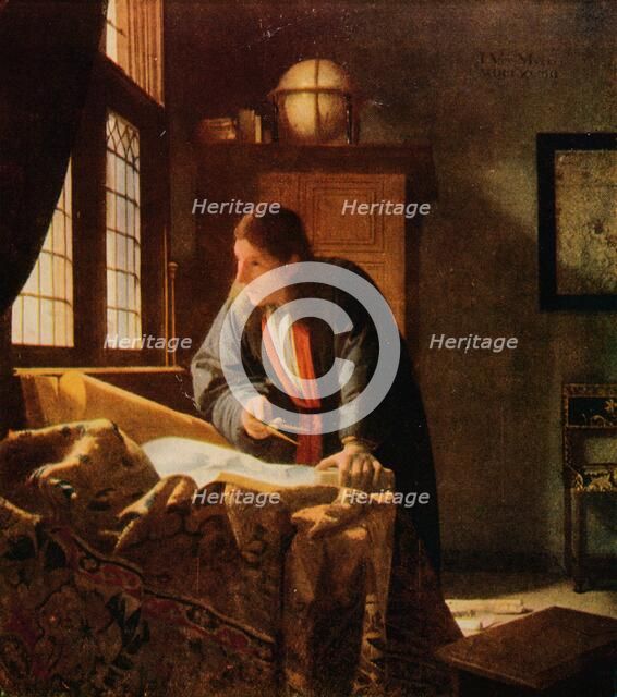 'The Geographer', 1669, (1911). Artist: Jan Vermeer.