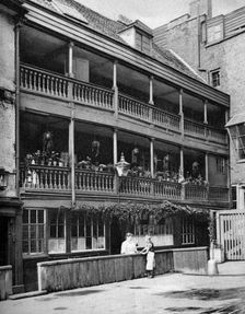 The George 17th century inn, Southwark, London, 1926-1927. Artist: McLeish