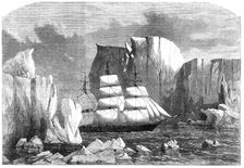 The George Thompson leaving the icebergs in the Antarctic Ocean, 1868. Creator: Unknown