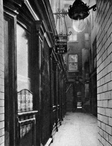 The George and Vulture tavern, London, 1926-1927.Artist: Taylor
