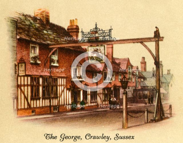 'The George, Crawley, Sussex', 1936.   Creator: Unknown.