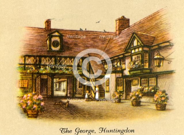'The George, Huntingdon', 1936.   Creator: Unknown.