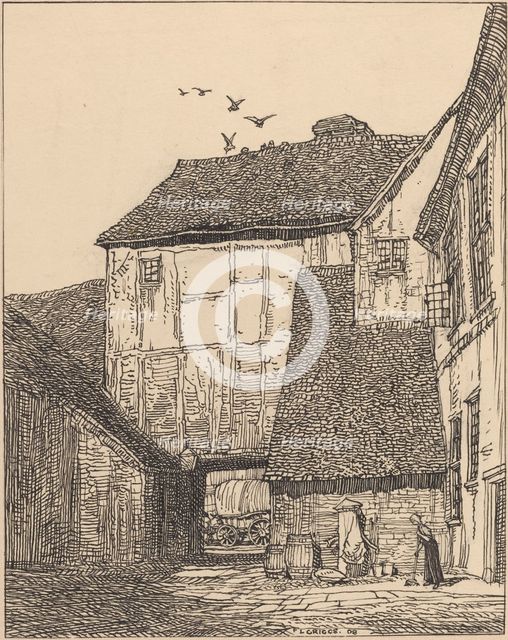 The George Inn, Beaconsfield, 1908. Creator: Frederick Landseer Maur Griggs.