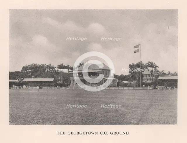The Georgetown Cricket Club Ground, British Guiana, 1910 (1912). Artist: Unknown.