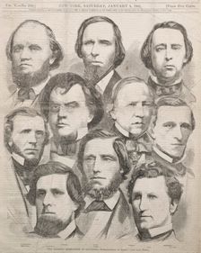 The Georgia Delegation in Congress, 1861. Creator: Winslow Homer (American, 1836-1910)