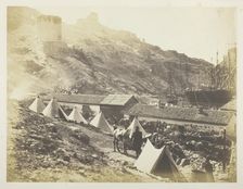 The Genoese Castle, Balaklava, 1855. Creator: Roger Fenton