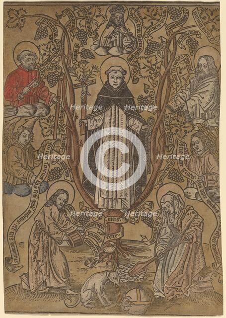 The Genealogical Tree of the Dominicans, 1480/1490. Creator: Unknown.