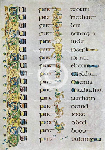 The Genealogy of Christ, 800 AD, (20th century). Artist: Unknown