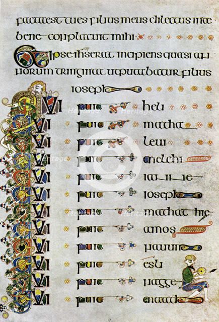 The Genealogy of Christ, 800 AD, (20th century). Artist: Unknown