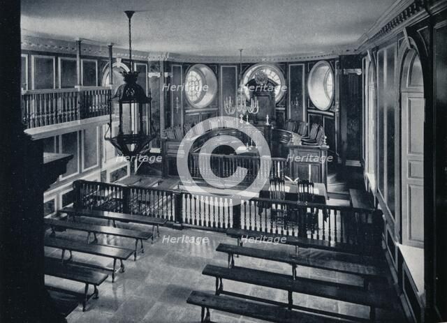 'The General Court at the Capitol of Williamsburg', c1938. Artist: Unknown.