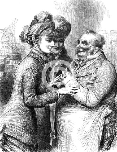 The General Election: canvassing, 1880. Creator: Unknown.