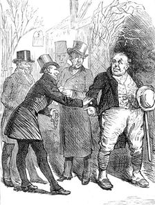 The General Election: canvassing - old style, 1880. Creator: Unknown