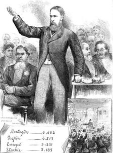 The General Election: Lord Hartington at Over Darwen, North-East Lancashire, 1880. Creator: Unknown