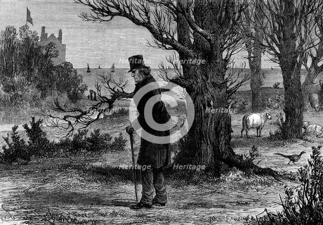 The General Election: the calm before the storm - a sketch at Dalmeny on Saturday, 1880. Creator: Unknown.