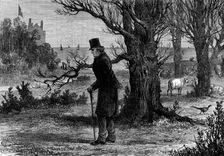 The General Election: the calm before the storm - a sketch at Dalmeny on Saturday, 1880. Creator: Unknown