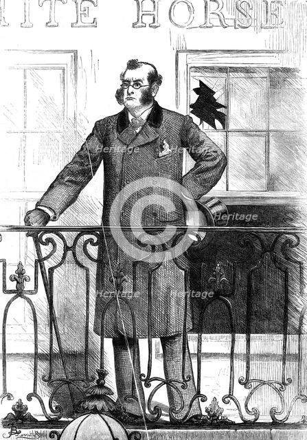 The General Election: the unpopular candidate, 1880. Creator: Unknown.