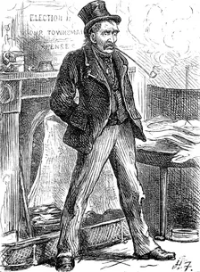 The General Election: "two millions spent in election expenses, and I can't get a penny of it", 1880 Creator: Unknown