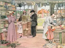 The General Store, 1899. From "The Book of Shops", 1899. Creator: Francis Donkin Bedford