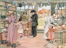 The General Store, 1899. From "The Book of Shops", 1899. Creator: Francis Donkin Bedford