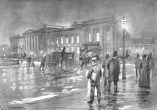The General Post Office - Night 1891. Creator: William Luker