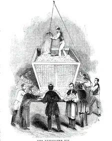The General Post-Office; The Newspaper Bin, 1844. Creator: Unknown