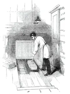 The General Post-Office; The Office Letter Railroad, 1844. Creator: Unknown