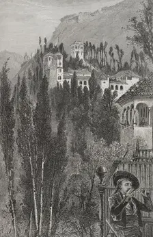 The Generalife, Granada, Andalusia, Spain, 1890. Creator: Unknown