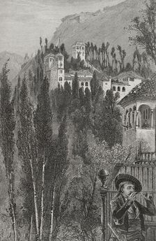 The Generalife, Granada, Andalusia, Spain, 1890. Creator: Unknown