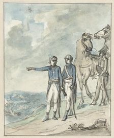 The Generals Napoleon and Berthier, 1801. Creator: Juriaan Andriessen