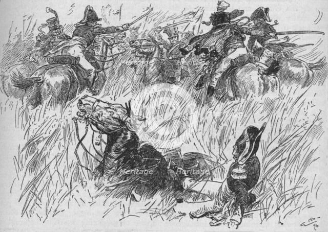 'The General's Horse Fell Into A Ditch', 1896, (1902). Artist: Gordon Frederick Browne.