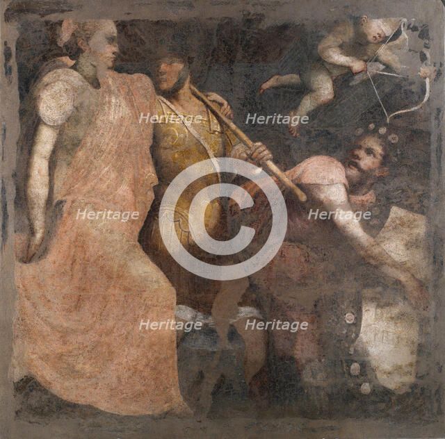 The generosity of Scipio Africanus, c.1557. Creator: Gambara, Lattanzio (around 1530-1574).