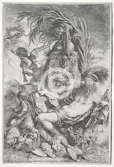 The Genius of Castiglione, 1648. Creator: Giovanni Benedetto Castiglione (Italian, 1609-1664).