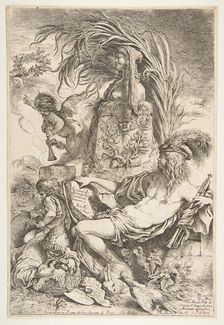The Genius of Castiglione, ca. 1645-47 (published 1648). Creator: Giovanni Benedetto Castiglione