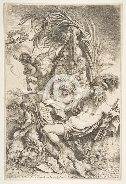 The Genius of Castiglione, ca. 1645-47 (published 1648). Creator: Giovanni Benedetto Castiglione.
