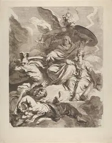 The Genius of Franklin, 1778. Creator: Marguerite Gerard