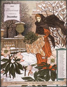 "The Gentlewoman" Calendar for December 1897. Creator: Unknown